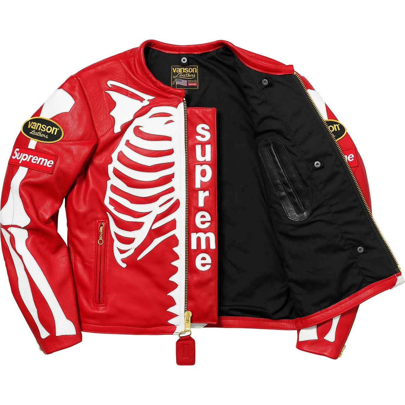 Supreme®/Vanson® Leather Bones Jacket view 11